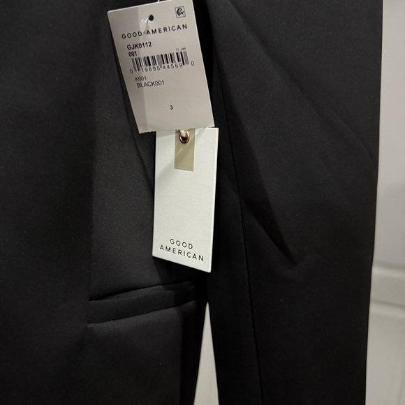 New Good American Scuba Blazer Black Size Large 3 NWT Stitch Fix No flaws - Picture 6 of 12